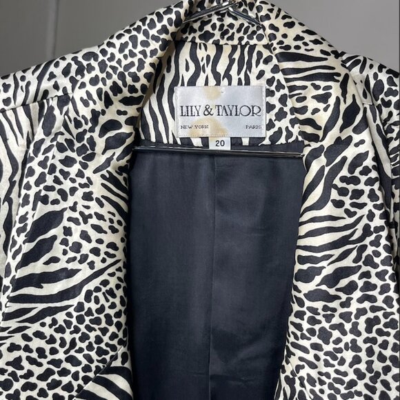 Lily & Taylor Zebra/Dalmation Print  Coat - Picture 14 of 15